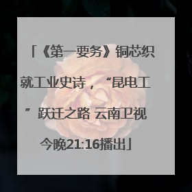 《第一要务》铜芯织就工业史诗，“昆电工”跃迁之路 云南卫视今晚21:16播出