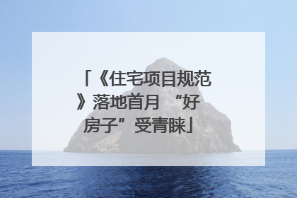 《住宅项目规范》落地首月 “好房子”受青睐