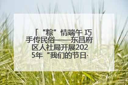 “粽”情端午 巧手传民俗——东昌府区人社局开展2025年“我们的节日·端午”包粽子活动