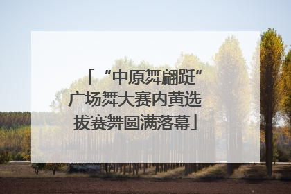“中原舞翩跹”广场舞大赛内黄选拔赛舞圆满落幕