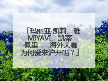 玛丽亚·凯莉、雅MIYAVI、凯蒂·佩里……海外大咖为何爱来沪开唱？
