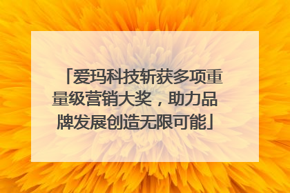 爱玛科技斩获多项重量级营销大奖，助力品牌发展创造无限可能
