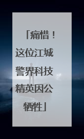 痛惜！这位江城警界科技精英因公牺牲