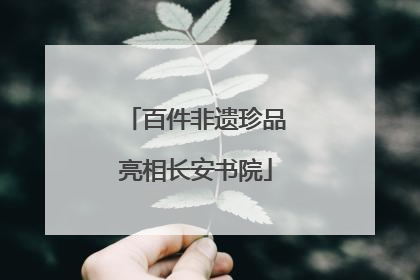 百件非遗珍品亮相长安书院