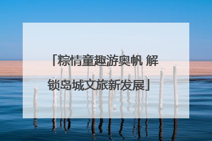 粽情童趣游奥帆 解锁岛城文旅新发展