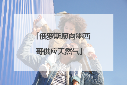 俄罗斯愿向墨西哥供应天然气