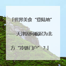 世界美食“登陆地”——天津因何崛起为北方“冷链门户”？