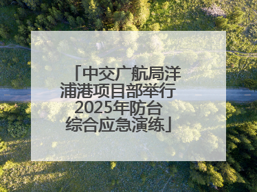 中交广航局洋浦港项目部举行2025年防台综合应急演练