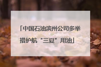 中国石油滨州公司多举措护航“三夏”用油
