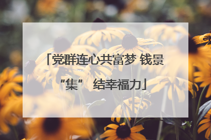 党群连心共富梦 钱景 “集” 结幸福力