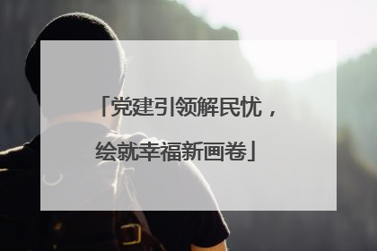 党建引领解民忧，绘就幸福新画卷