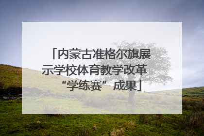 内蒙古准格尔旗展示学校体育教学改革“学练赛”成果