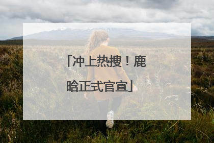 冲上热搜！鹿晗正式官宣