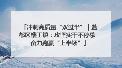 冲刺高质量“双过半”｜盐都区楼王镇：攻坚实干不停歇 奋力跑赢“上半场”