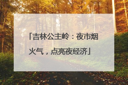 吉林公主岭：夜市烟火气，点亮夜经济