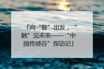 向“智”出发，“触”见未来——“中国传感谷”探访记