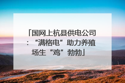 国网上杭县供电公司：“满格电”助力养殖场生“鸡”勃勃