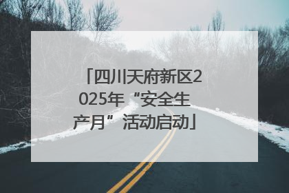 四川天府新区2025年“安全生产月”活动启动