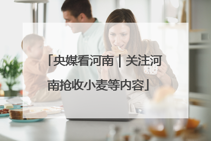 央媒看河南｜关注河南抢收小麦等内容