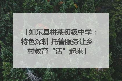 如东县栟茶初级中学：特色深耕 托管服务让乡村教育“活”起来
