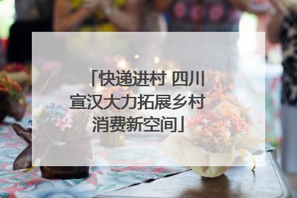 快递进村 四川宣汉大力拓展乡村消费新空间