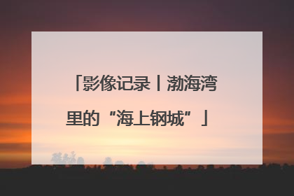 影像记录丨渤海湾里的“海上钢城”