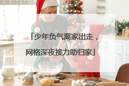 少年负气离家出走，网格深夜接力助归家