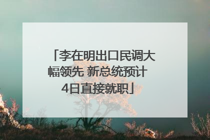 李在明出口民调大幅领先 新总统预计4日直接就职