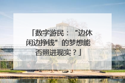 数字游民：“边休闲边挣钱”的梦想能否照进现实？