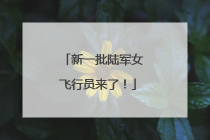 新一批陆军女飞行员来了！