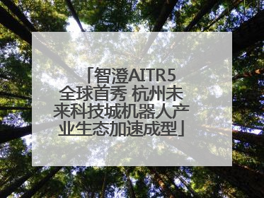 智澄AITR5全球首秀 杭州未来科技城机器人产业生态加速成型