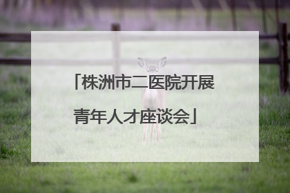 株洲市二医院开展青年人才座谈会