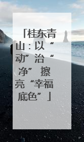 桂东青山：以“动”治“净” 擦亮“幸福底色”