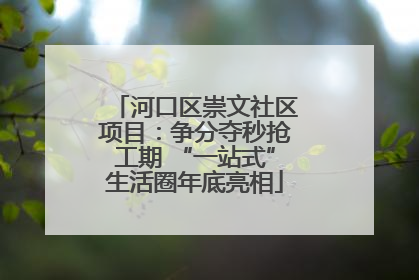 河口区崇文社区项目：争分夺秒抢工期 “一站式”生活圈年底亮相