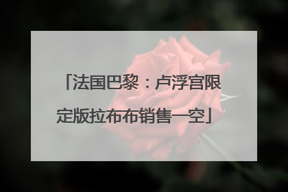 法国巴黎：卢浮宫限定版拉布布销售一空
