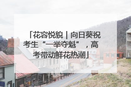 花容悦貌｜向日葵祝考生“一举夺魁”，高考带动鲜花热潮