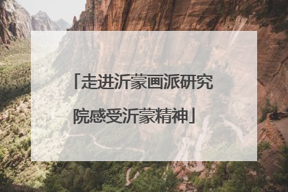 走进沂蒙画派研究院感受沂蒙精神