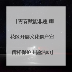 青春赋能非遗 雨花区开展文化遗产宣传和保护主题活动