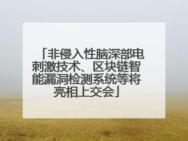 非侵入性脑深部电刺激技术、区块链智能漏洞检测系统等将亮相上交会