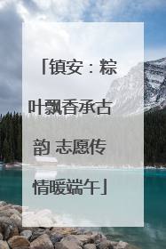 镇安：粽叶飘香承古韵 志愿传情暖端午