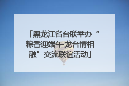 黑龙江省台联举办“粽香迎端午·龙台情相融”交流联谊活动