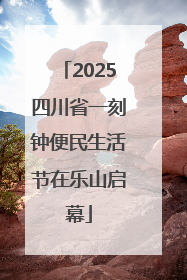 2025四川省一刻钟便民生活节在乐山启幕
