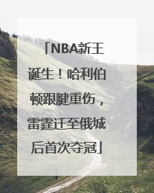 NBA新王诞生！哈利伯顿跟腱重伤，雷霆迁至俄城后首次夺冠